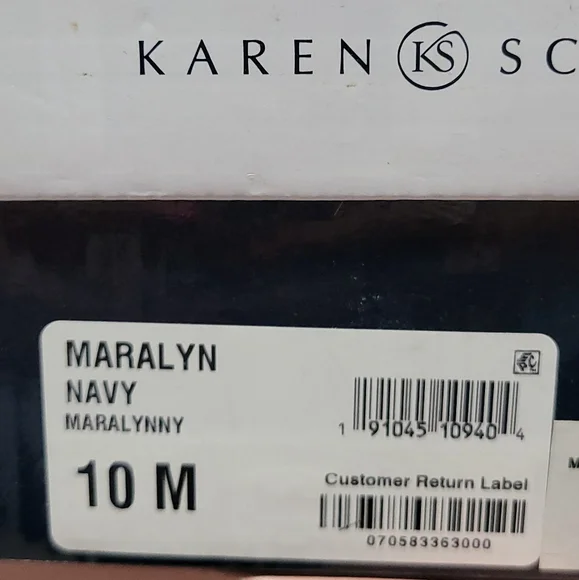 Karen Scott  Navy heels - Picture 6 of 7